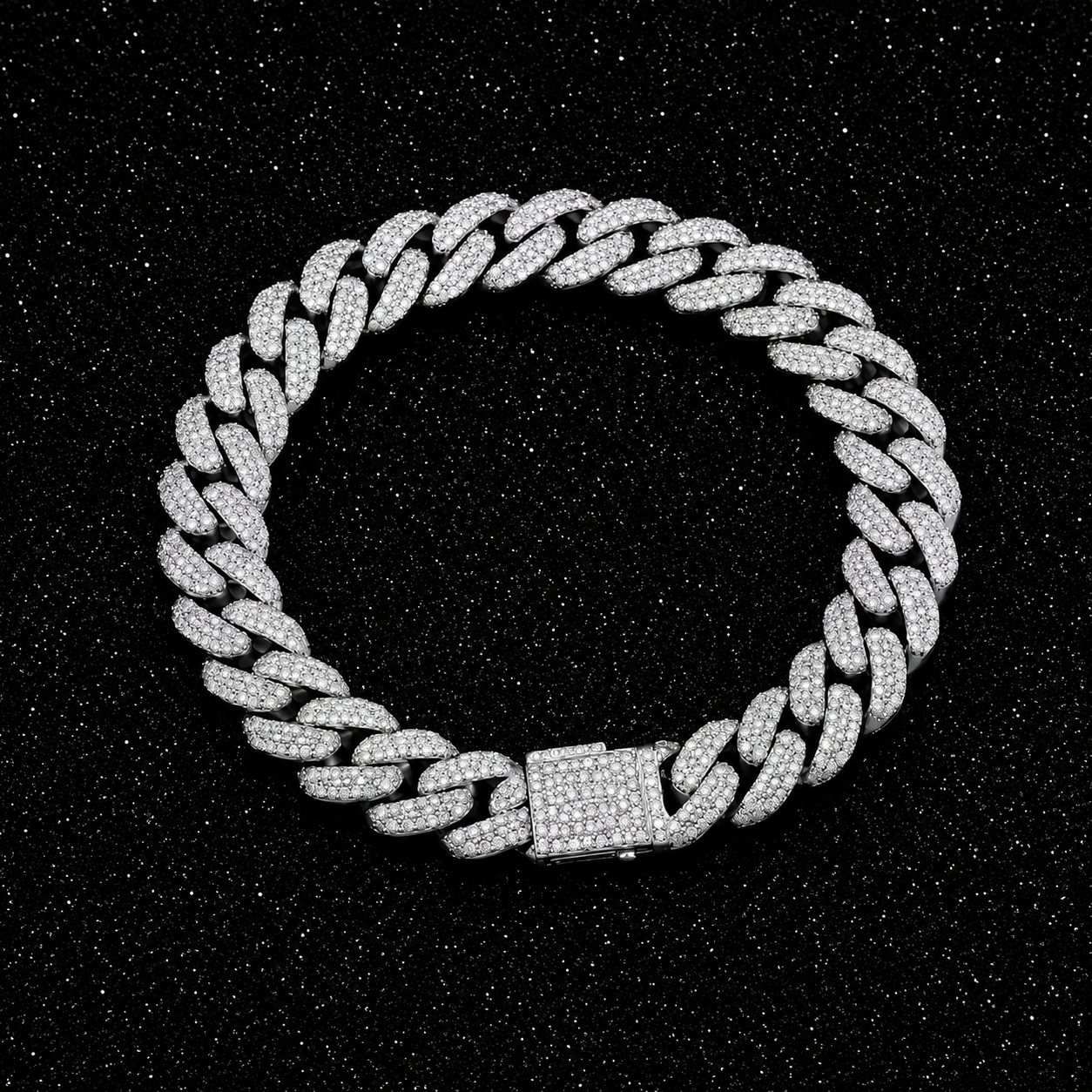 Cuban Moissanite Bracelet