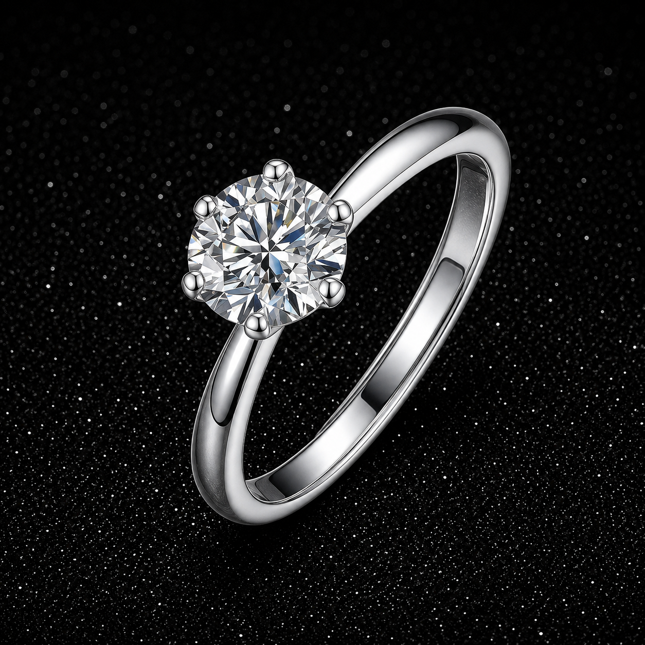 Moissanite Ring